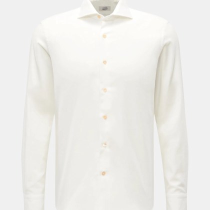 Gherardi - Herren - Casual Hemd Haifisch-Kragen offwhite Gherardi - Herren - Casual Hemd Haifisch-Kragen offwhite