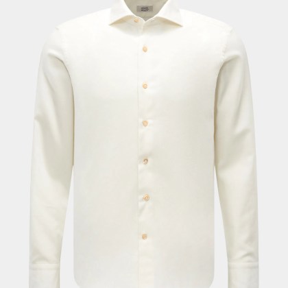 Gherardi - Herren - Casual Hemd Haifisch-Kragen offwhite Gherardi - Herren - Casual Hemd Haifisch-Kragen offwhite