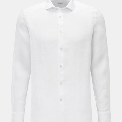 von Braun - Herren - Casual Hemd Haifisch-Kragen weiß von Braun - Herren - Casual Hemd Haifisch-Kragen weiß
