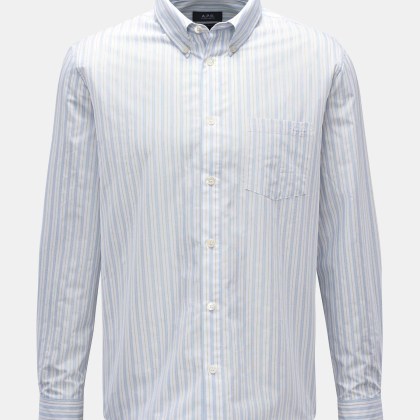 A.P.C. - Herren - Casual Hemd %27Edouard%27 Button-Down-Kragen blau/hellgrün/weiß gestreift A.P.C. - Herren - Casual Hemd %27Edouard%27 Button-Down-Kragen blau/hellgrün/weiß gestreift
