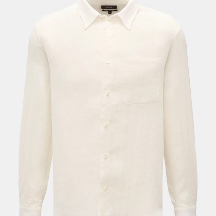 A.P.C. - Herren - Leinenhemd Kent-Kragen %27Liaek%27 offwhite A.P.C. - Herren - Leinenhemd Kent-Kragen %27Liaek%27 offwhite