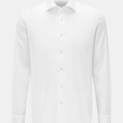 Gherardi - Herren - Casual Hemd Haifisch-Kragen weiß Gherardi - Herren - Casual Hemd Haifisch-Kragen weiß