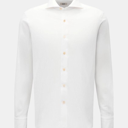 Gherardi - Herren - Casual Hemd Haifisch-Kragen weiß Gherardi - Herren - Casual Hemd Haifisch-Kragen weiß