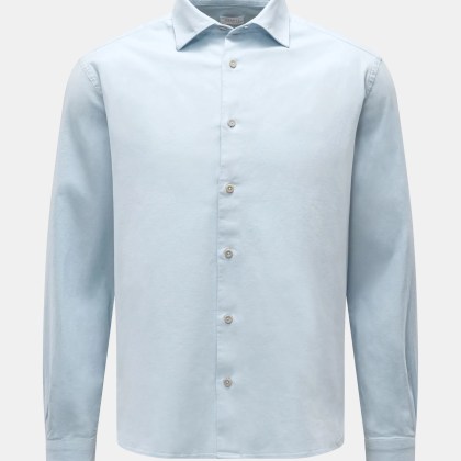 04651/ A trip in a bag - Herren - Casual Hemd Haifisch-Kragen hellblau 04651/ A trip in a bag - Herren - Casual Hemd Haifisch-Kragen hellblau