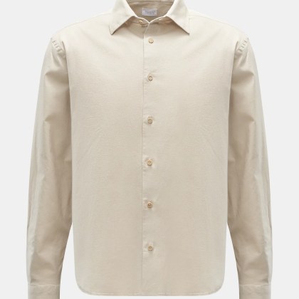 04651/ A trip in a bag - Herren - Casual Hemd Haifisch-Kragen beige 04651/ A trip in a bag - Herren - Casual Hemd Haifisch-Kragen beige