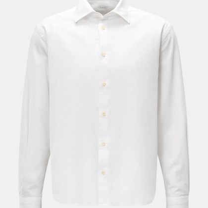 04651/ A trip in a bag - Herren - Casual Hemd Haifisch-Kragen weiß 04651/ A trip in a bag - Herren - Casual Hemd Haifisch-Kragen weiß