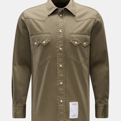 Seafarer - Herren - Casual Hemd %27Marlon%27 Kent-Kragen oliv Seafarer - Herren - Casual Hemd %27Marlon%27 Kent-Kragen oliv