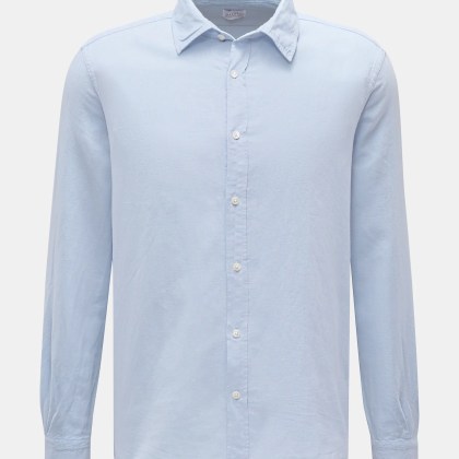 04651/ A trip in a bag - Herren - Casual Hemd schmaler Kragen hellblau 04651/ A trip in a bag - Herren - Casual Hemd schmaler Kragen hellblau