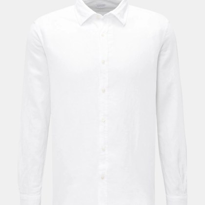 04651/ A trip in a bag - Herren - Casual Hemd schmaler Kragen weiß 04651/ A trip in a bag - Herren - Casual Hemd schmaler Kragen weiß