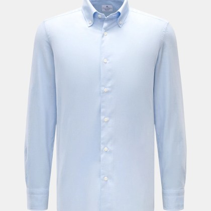 Giampaolo - Herren - Flanellhemd Button-Down-Kragen hellblau Giampaolo - Herren - Flanellhemd Button-Down-Kragen hellblau