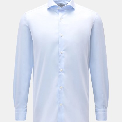 Giampaolo - Herren - Casual Hemd Haifisch-Kragen pastellblau Giampaolo - Herren - Casual Hemd Haifisch-Kragen pastellblau