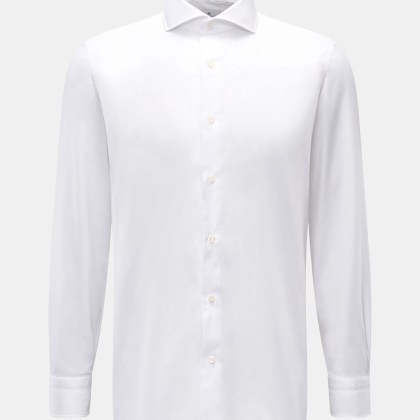 Giampaolo - Herren - Casual Hemd Haifisch-Kragen weiß Giampaolo - Herren - Casual Hemd Haifisch-Kragen weiß