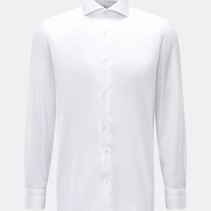 Giampaolo - Herren - Casual Hemd Haifisch-Kragen weiß Giampaolo - Herren - Casual Hemd Haifisch-Kragen weiß