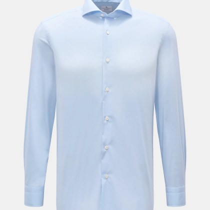 Giampaolo - Herren - Casual-Hemd Haifisch-Kragen hellblau Giampaolo - Herren - Casual-Hemd Haifisch-Kragen hellblau