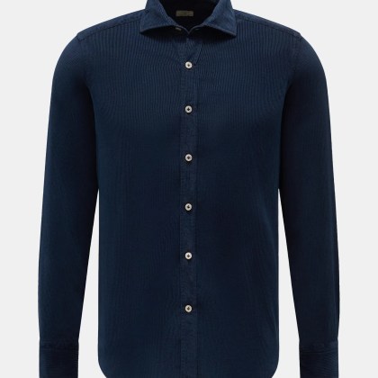 Sonrisa - Herren - Cordhemd Haifisch-Kragen navy Sonrisa - Herren - Cordhemd Haifisch-Kragen navy