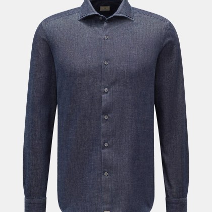 Sonrisa - Herren - Jeanshemd Haifisch-Kragen dark navy Sonrisa - Herren - Jeanshemd Haifisch-Kragen dark navy