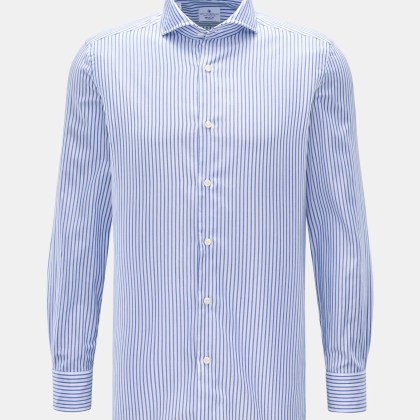 Giampaolo - Herren - Casual Hemd Haifisch-Kragen navy/weiß gestreift Giampaolo - Herren - Casual Hemd Haifisch-Kragen navy/weiß gestreift