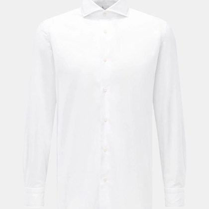 Giampaolo - Herren - Casual Hemd Haifisch-Kragen weiß Giampaolo - Herren - Casual Hemd Haifisch-Kragen weiß