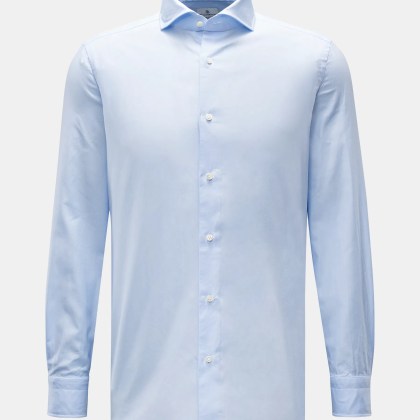 Giampaolo - Herren - Oxford-Hemd Haifisch-Kragen hellblau Giampaolo - Herren - Oxford-Hemd Haifisch-Kragen hellblau