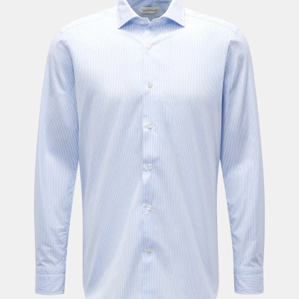 Guglielminotti - Herren - Casual Hemd Haifisch-Kragen blau/weiß gestreift Guglielminotti - Herren - Casual Hemd Haifisch-Kragen blau/weiß gestreift