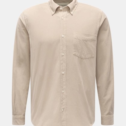 Closed - Herren - Cordhemd Button-Down-Kragen beige Closed - Herren - Cordhemd Button-Down-Kragen beige
