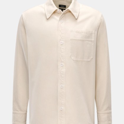 A.P.C. - Herren - Overshirt %27Basile%27 creme A.P.C. - Herren - Overshirt %27Basile%27 creme