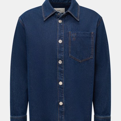 Ami Paris - Herren - Jeans-Overshirt dunkelblau Ami Paris - Herren - Jeans-Overshirt dunkelblau