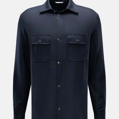 Marco Pescarolo - Herren - Casual Hemd %27Next%27 Kent-Kragen navy Marco Pescarolo - Herren - Casual Hemd %27Next%27 Kent-Kragen navy