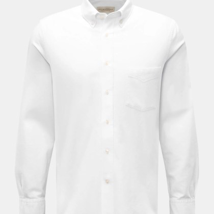 Officine Générale - Herren - Oxford-Hemd Button-Down-Kragen weiß Officine Générale - Herren - Oxford-Hemd Button-Down-Kragen weiß