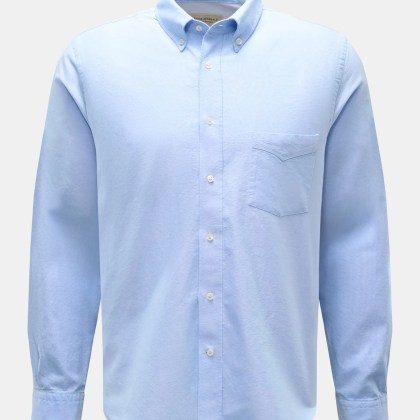 Officine Générale - Herren - Oxford-Hemd Button-Down-Kragen hellblau Officine Générale - Herren - Oxford-Hemd Button-Down-Kragen hellblau