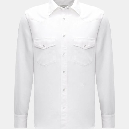 Jacob Cohen - Herren - Jeanshemd schmaler Kragen offwhite Jacob Cohen - Herren - Jeanshemd schmaler Kragen offwhite