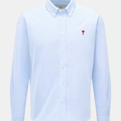 Ami Paris - Herren - Oxfordhemd Button-Down-Kragen hellblau Ami Paris - Herren - Oxfordhemd Button-Down-Kragen hellblau