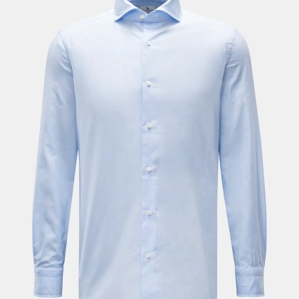 Giampaolo - Herren - Oxford-Hemd Haifisch-Kragen hellblau Giampaolo - Herren - Oxford-Hemd Haifisch-Kragen hellblau