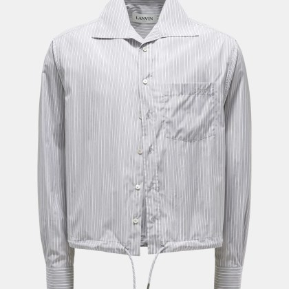 Lanvin - Herren - Casual Hemd hellgrau/weiß gestreift Lanvin - Herren - Casual Hemd hellgrau/weiß gestreift
