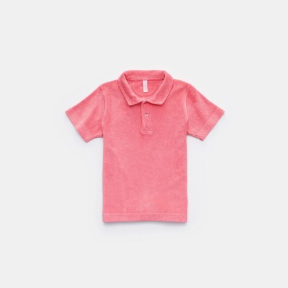 04651/ A trip in a bag - Herren - Kinder Frottee-Poloshirt %27Kids Terry Polo%27 koralle 04651/ A trip in a bag - Herren - Kinder Frottee-Poloshirt %27Kids Terry Polo%27 koralle