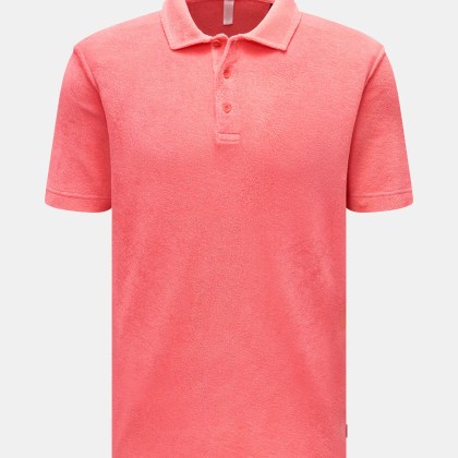 04651/ A trip in a bag - Herren - Frottee-Poloshirt %27Oyster%27 koralle 04651/ A trip in a bag - Herren - Frottee-Poloshirt %27Oyster%27 koralle