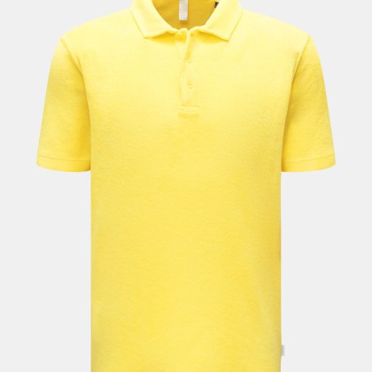 04651/ A trip in a bag - Herren - Frottee-Poloshirt %27Terry Polo%27 gelb 04651/ A trip in a bag - Herren - Frottee-Poloshirt %27Terry Polo%27 gelb