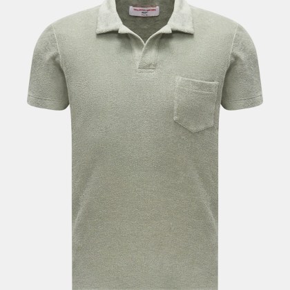 Orlebar Brown - Herren - Frottee Poloshirt %27Terry 007%27 graugrün Orlebar Brown - Herren - Frottee Poloshirt %27Terry 007%27 graugrün