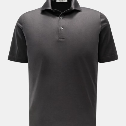 Filippo de Laurentiis - Herren - Jersey-Poloshirt %27Jerlux%27 anthrazit Filippo de Laurentiis - Herren - Jersey-Poloshirt %27Jerlux%27 anthrazit