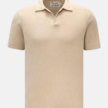 MC2 Saint Barth - Herren - Frottee-Poloshirt %27Jeremy%27 beige MC2 Saint Barth - Herren - Frottee-Poloshirt %27Jeremy%27 beige