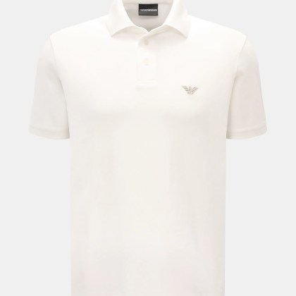 Emporio Armani - Herren - Poloshirt offwhite Emporio Armani - Herren - Poloshirt offwhite