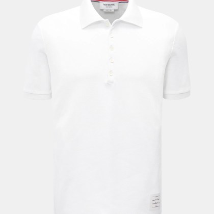 Thom Browne - Herren - Poloshirt weiß Thom Browne - Herren - Poloshirt weiß