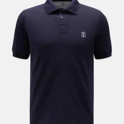 Brunello Cucinelli - Herren - Poloshirt navy Brunello Cucinelli - Herren - Poloshirt navy
