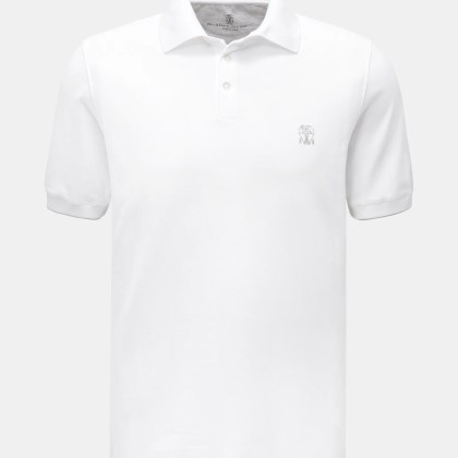 Brunello Cucinelli - Herren - Poloshirt weiß Brunello Cucinelli - Herren - Poloshirt weiß