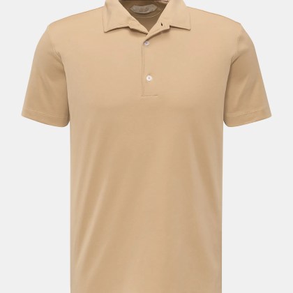 Aurélien - Herren - Jersey Poloshirt beige Aurélien - Herren - Jersey Poloshirt beige