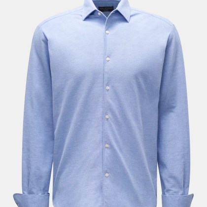 Eddy Monetti - Herren - Oxfordhemd schmaler Kragen graublau Eddy Monetti - Herren - Oxfordhemd schmaler Kragen graublau