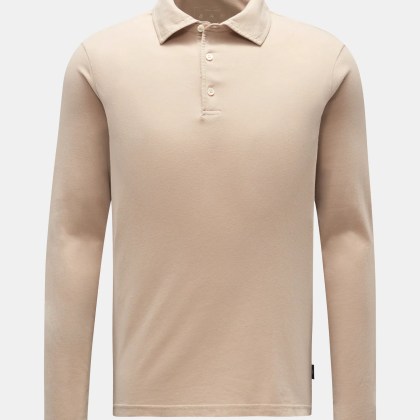 04651/ A trip in a bag - Herren - Longsleeve-Poloshirt %27Organic Polo LS%27 beige 04651/ A trip in a bag - Herren - Longsleeve-Poloshirt %27Organic Polo LS%27 beige