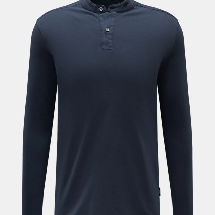 04651/ A trip in a bag - Herren - Henley-Shirt %27Organic Hemley%27 navy 04651/ A trip in a bag - Herren - Henley-Shirt %27Organic Hemley%27 navy