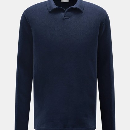 Kiefermann - Herren - Longsleeve-Poloshirt %27Tonin%27 navy Kiefermann - Herren - Longsleeve-Poloshirt %27Tonin%27 navy