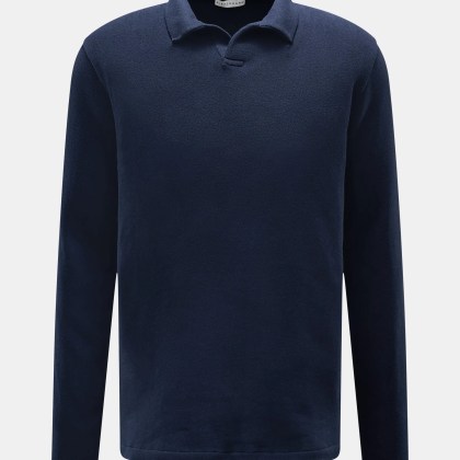 Kiefermann - Herren - Longsleeve-Poloshirt %27Tonin%27 navy Kiefermann - Herren - Longsleeve-Poloshirt %27Tonin%27 navy